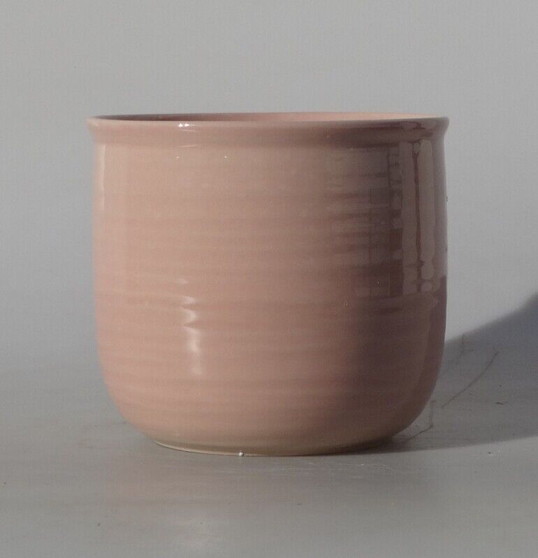 Keramický květináč  růžovo hnědý 10x10cm