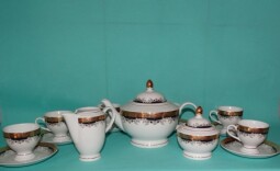 Porcelánová kávová souprava Christina-vyrobená z kvalitního Karlovarského porcelánu.
