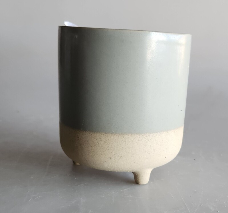 Keramický květináč modrý 8x 7,5 cm